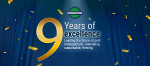 Celebrating 9 Years of Excellence: Pesterminators Pvt Ltd's Journey to Sustainability and Innovation